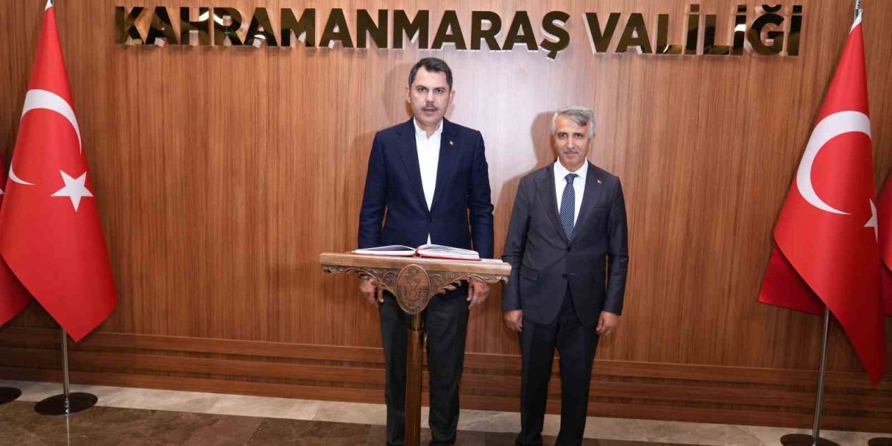 Bakan Kurum, Kahramanmaraş’ta