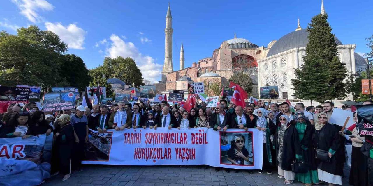 İstanbul 2 No’lu Barosu Filistin İçin Yürüdü
