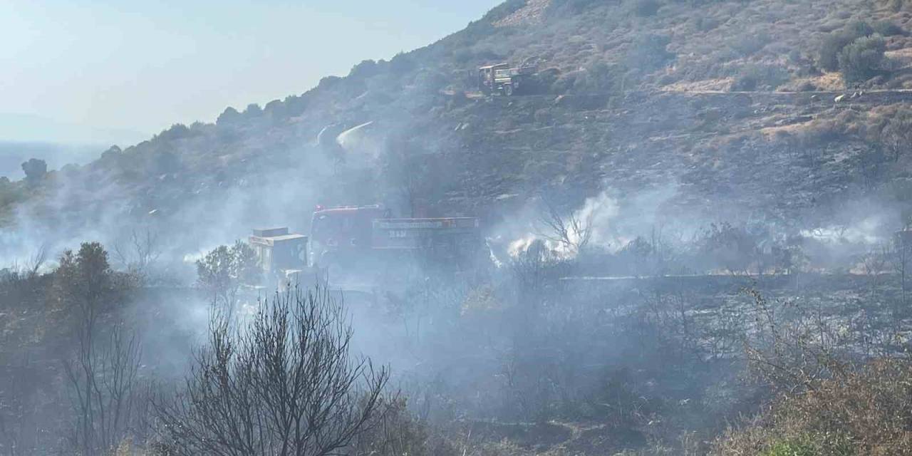 Foça’daki Orman Yangını Alev Alan Araçtan Çıkmış
