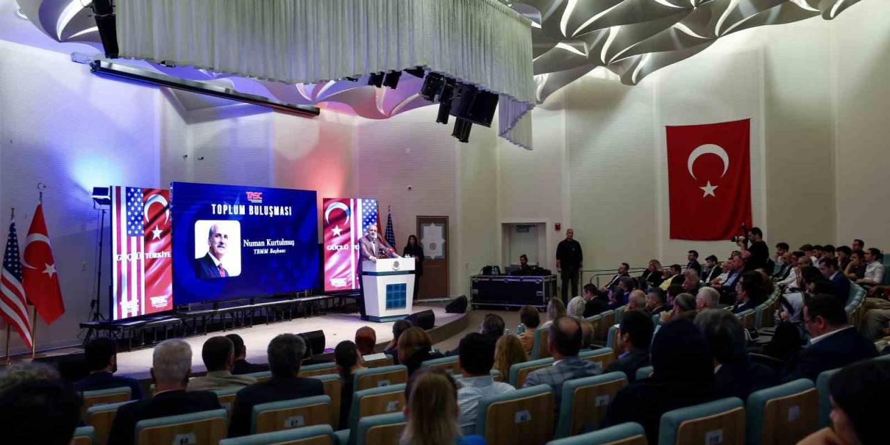 Tbmm Başkanı Kurtulmuş, Abd’deki Türk Toplumu İle Buluştu