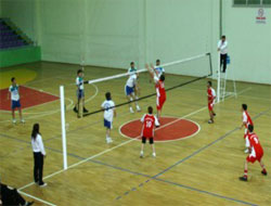 Güneysu'da voleybol heyecanı