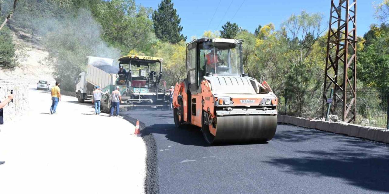 Milas-gölcük Tabiat Parkı Arasında Bulunan Yol Asfaltlandı