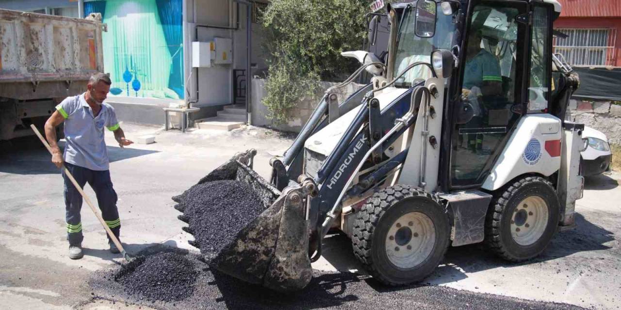 Başkan Tekin, Asfalt Çalışmalarını Yerinde Denetledi