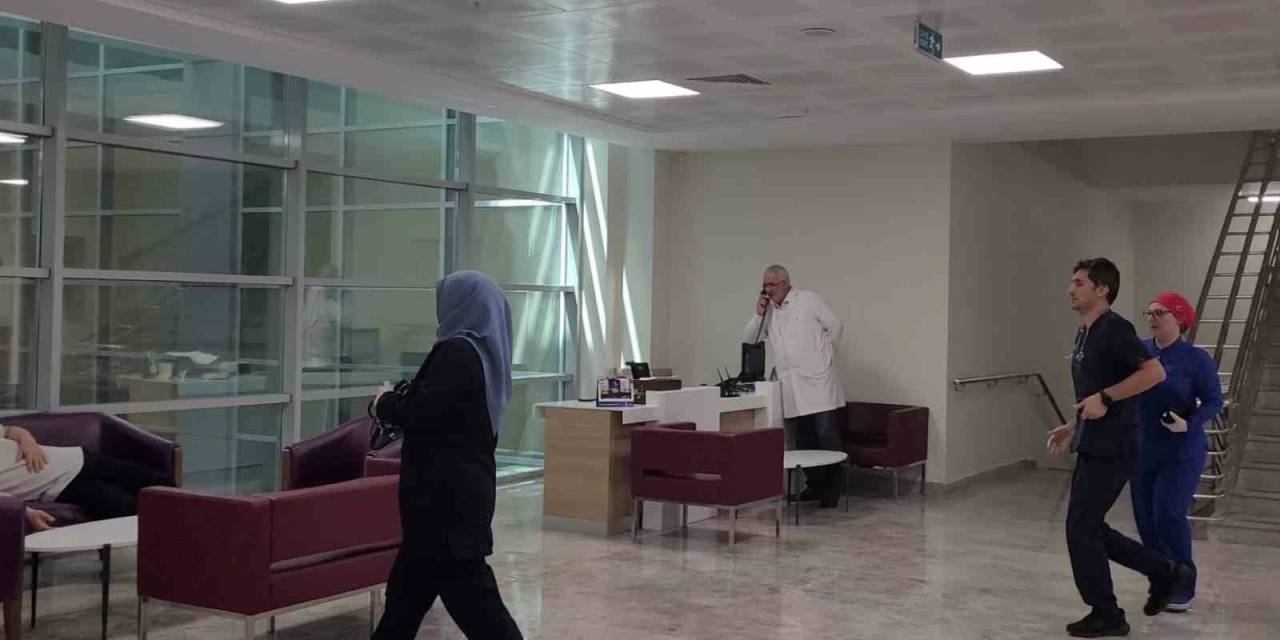 Erzurum Şehir Hastanesi’nde Mavi Kod Tatbikatı