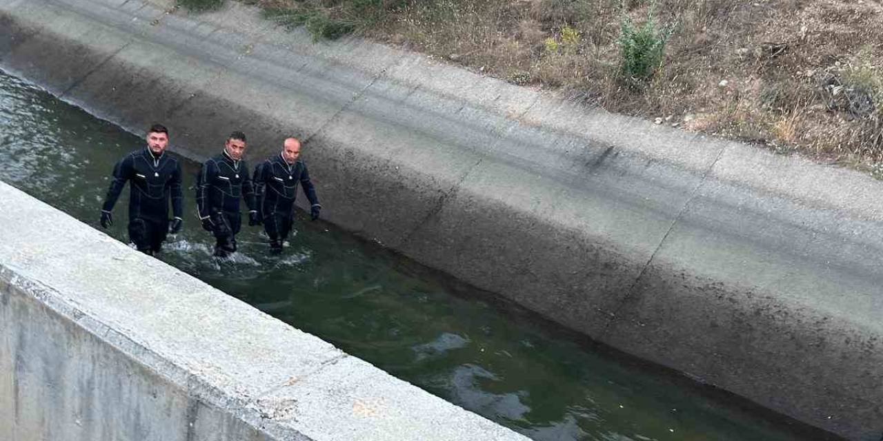 Sulama Kanalına Düşen Yaşlı Adamı Arama Çalışmaları Sürüyor