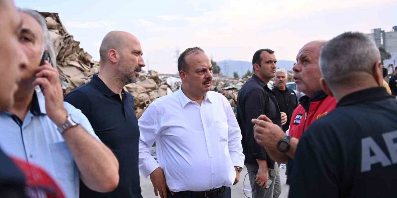 Söke Belediyesi’nden, Kipaş Yangını Söndürme Çalışmalarına Destek