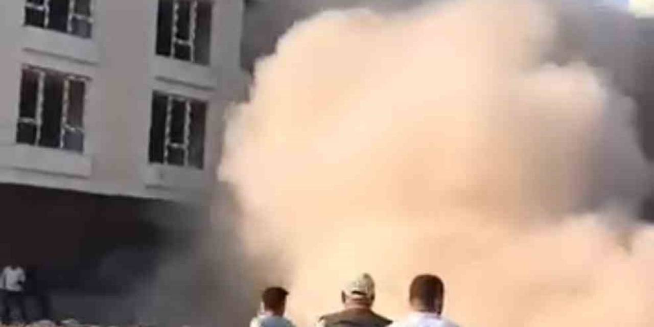 Siverek’te 17 Katlı Binanın Yerle Bir Olma Anı Kamerada