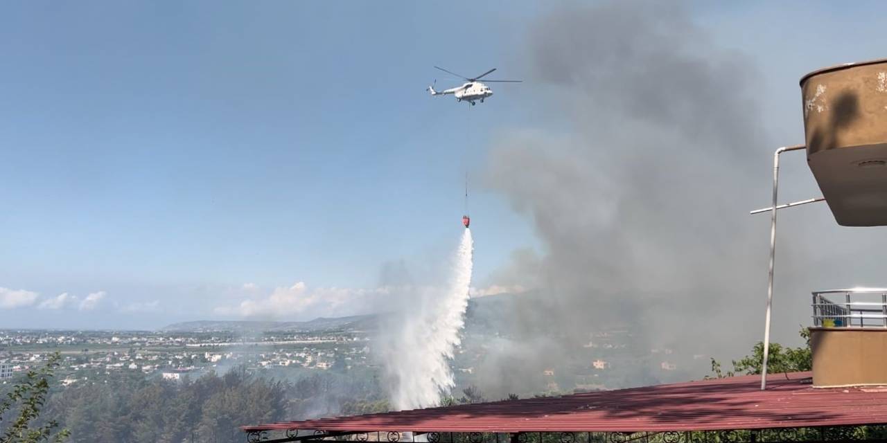 Orman Yangınına Havadan Müdahale Başladı
