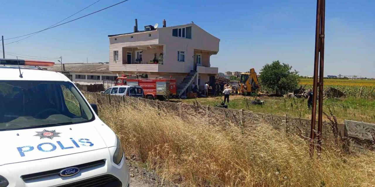 Tekirdağ’da Çiftlikte Yangın