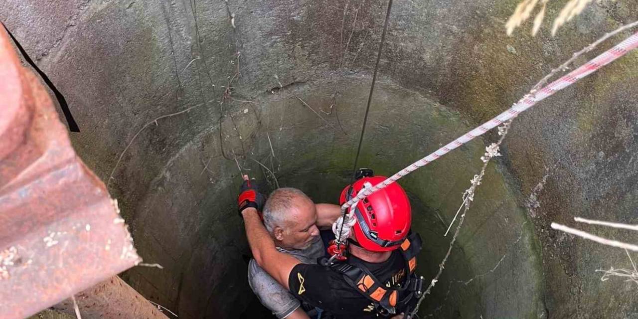 İncir Toplarken Su Kuyusuna Düştü