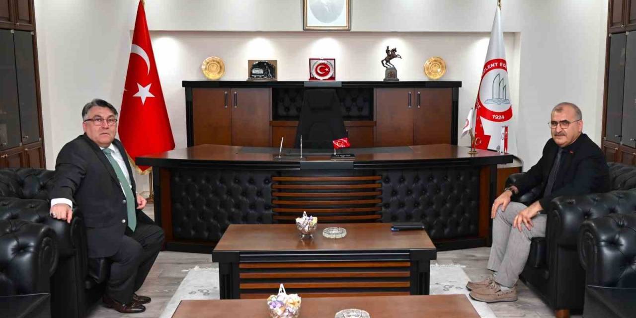 Tarım Ve Orman İl Müdürü Ağan’dan Rektör Özölçer’e Ziyaret