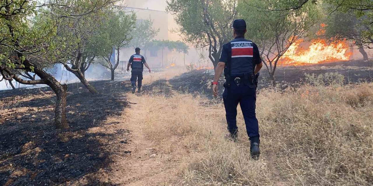 Adıyaman’da Örtü Yangını Ormanlık Alana Sıçradı