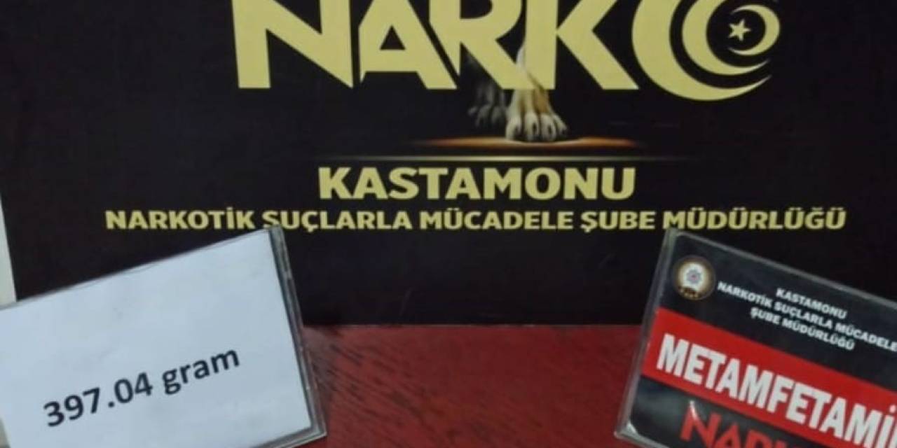 Kastamonu’da 397 Gram Metamfetamin Ele Geçirildi: 2 Tutuklama
