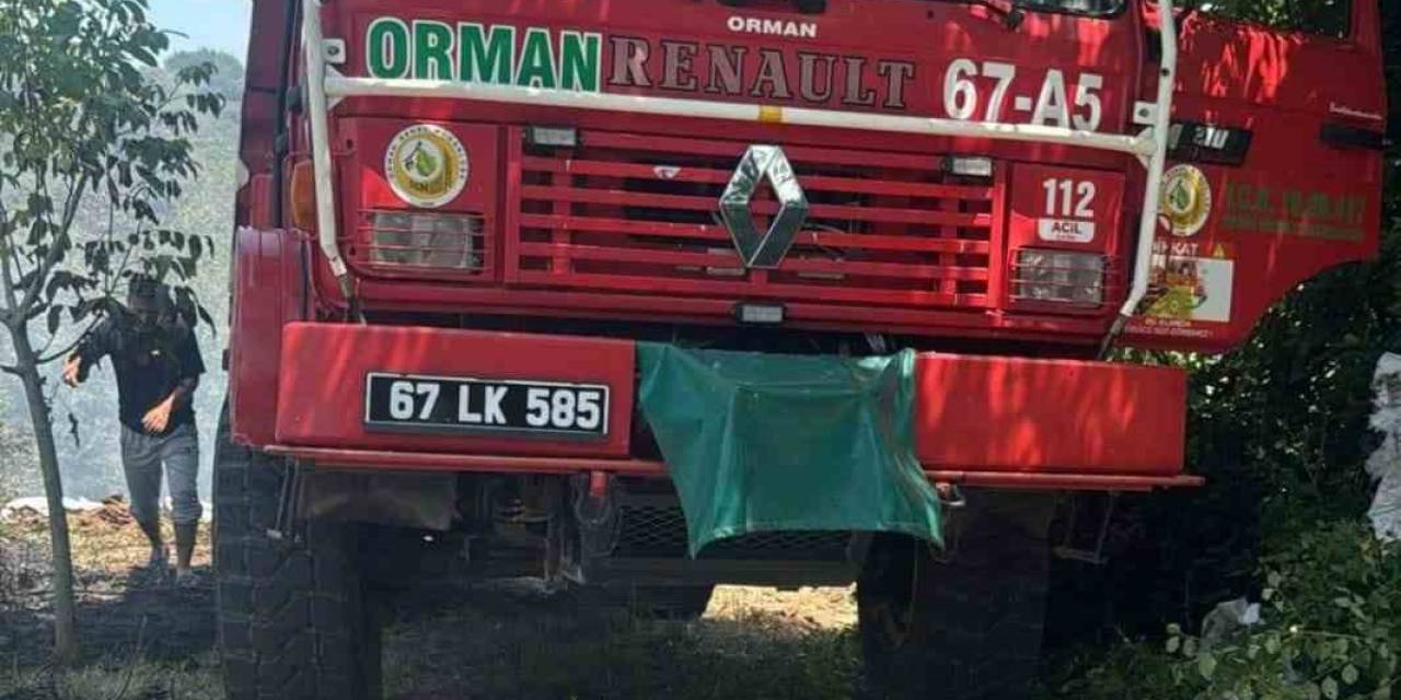 Alaplı’da Fındık Bahçesinde Yangın