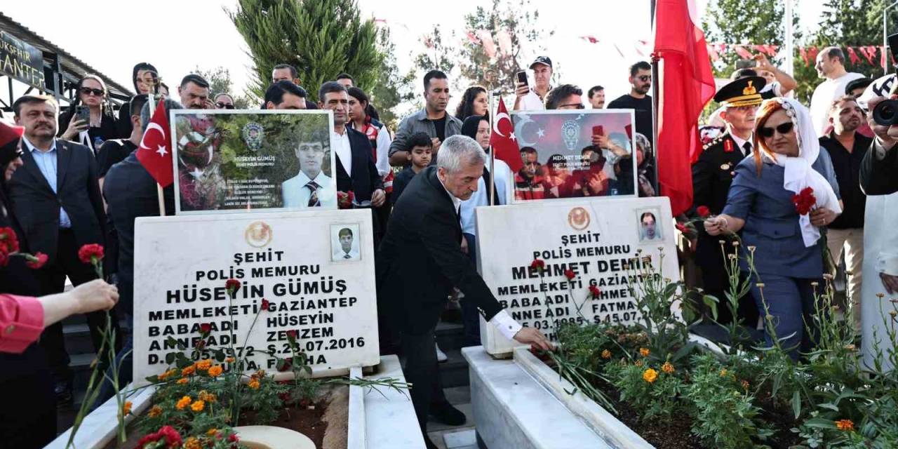 Tahmazoğlu 15 Temmuz Şehitlerini Ve Şehit Ailelerini Unutmadı