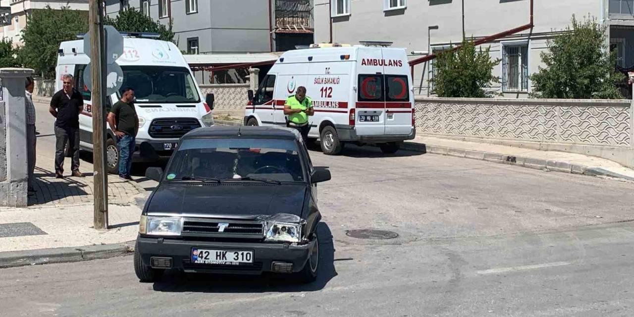 Karaman’da Vakaya Giden Ambulans Kaza Yaptı