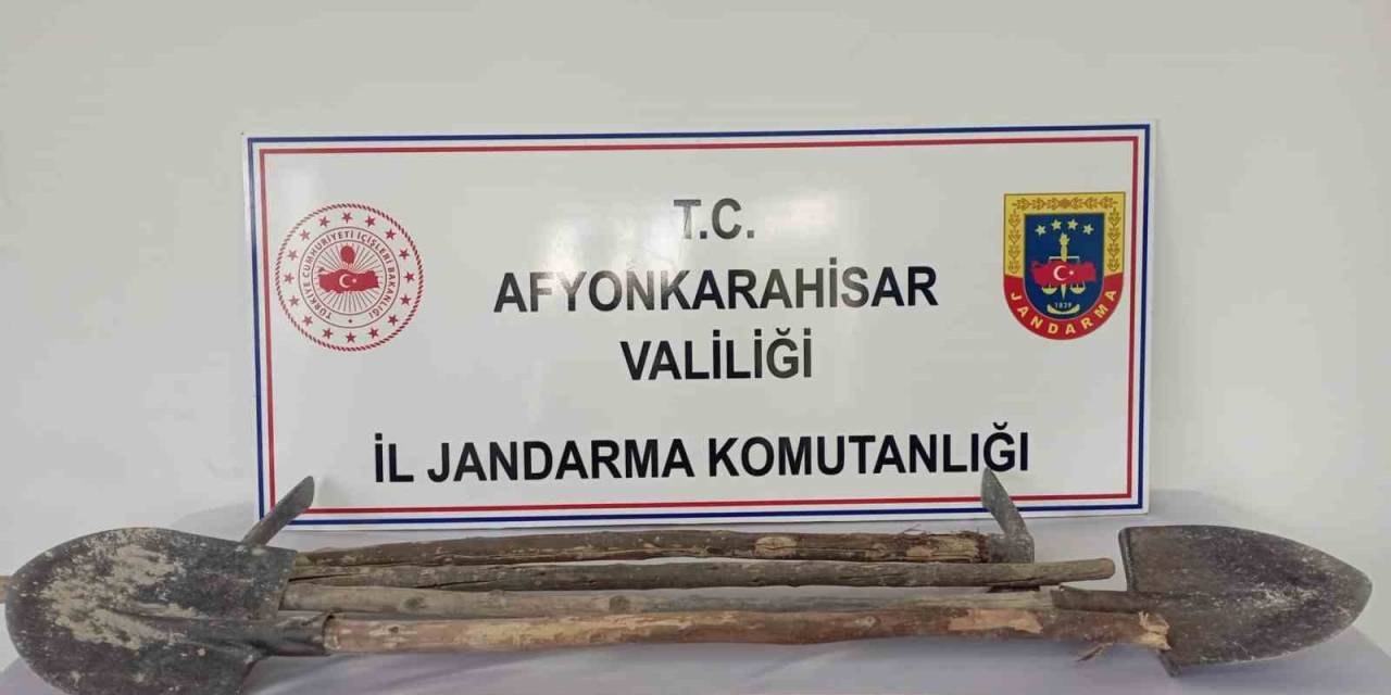 Kaçak Kazı Yapan Şahıs Jandarmanın Dronuna Takıldı