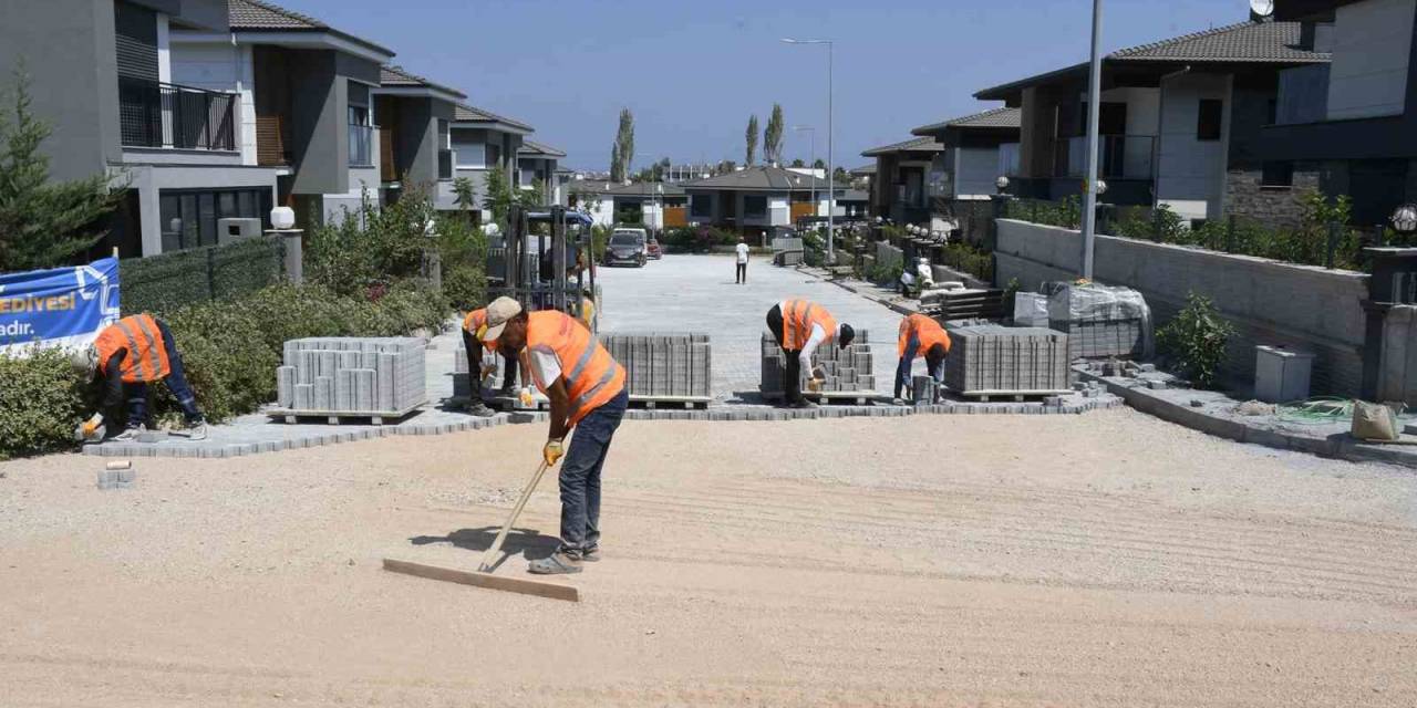 Kuşadası Belediyesi’nin Güzelçamlı Mahallesi’ndeki Çalışmaları Hız Kesmiyor