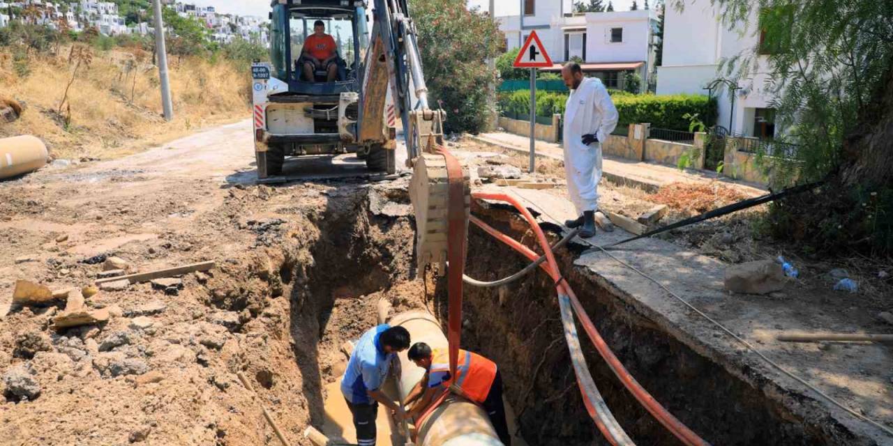 Muski’den Bodrum’da 16 Saatlik ‘Arıza’ Mesaisi