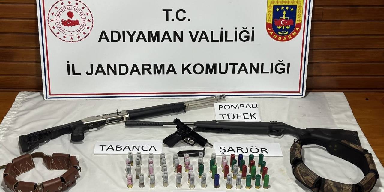 Baskında Silah Ve Mermiler Ele Geçirildi