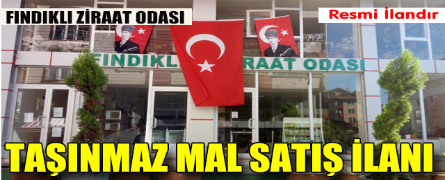 Taşınmaz Mal Satış İlanı