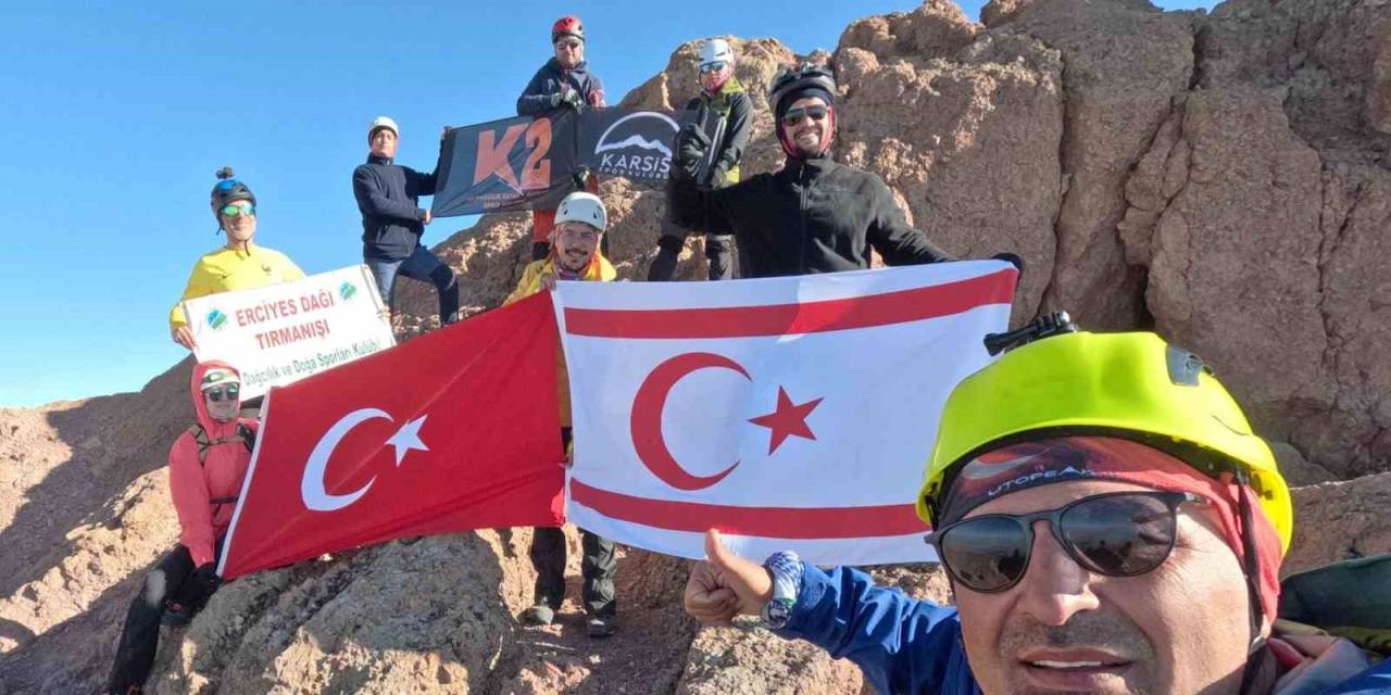 Kıbrıs Şehitleri Erciyes’in Zirvesinde Anıldı
