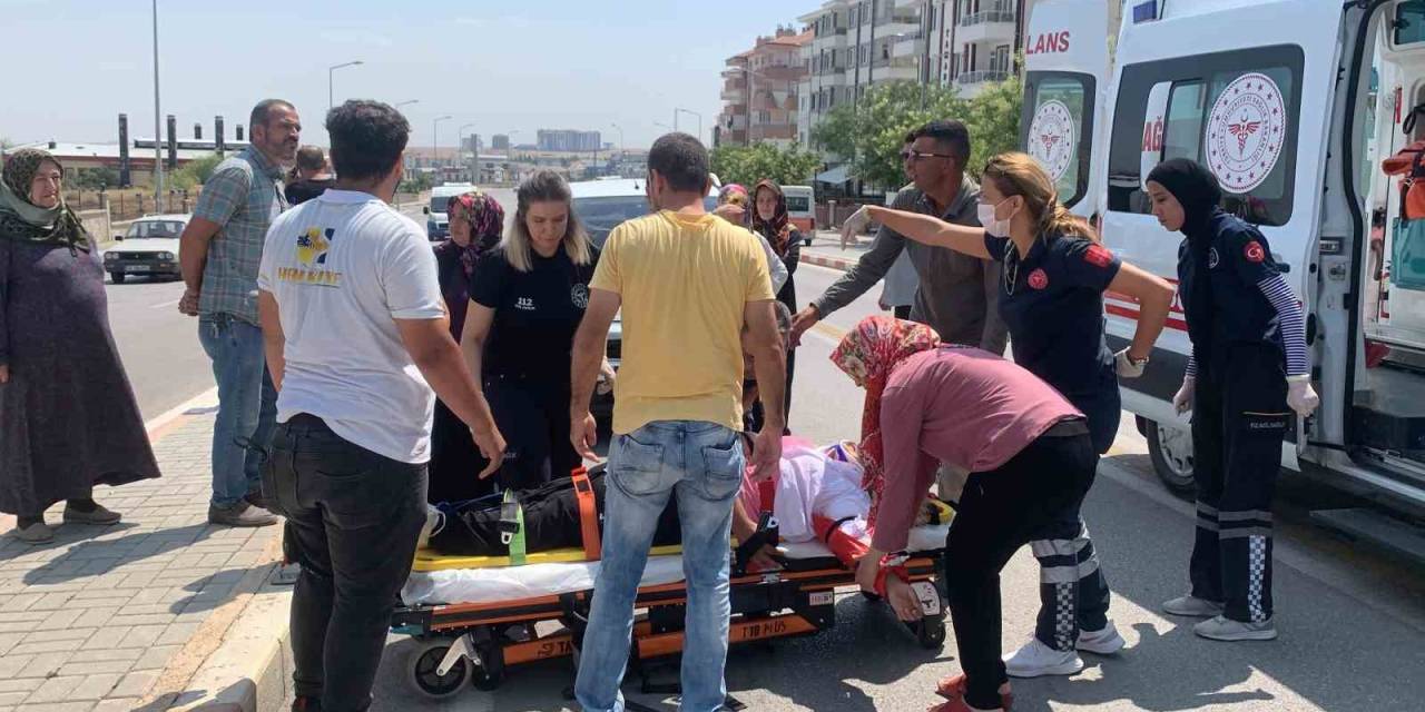 Karaman’da Otomobilin Çarptığı Kadın Yaralandı