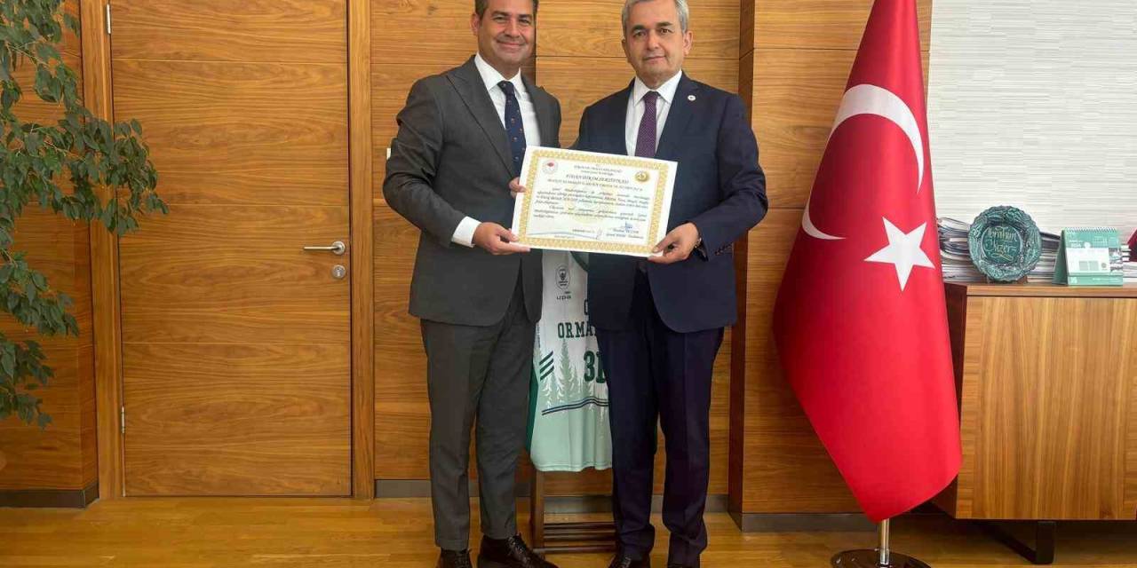Orman Genel Müdürlüğü’nden Yeniköy Kemerköy Enerji’ye Takdir Belgesi