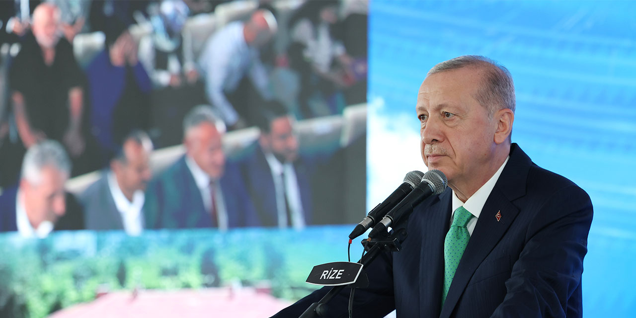 Cumhurbaşkanı Erdoğan Rize'de toplu açılış töreninde konuştu