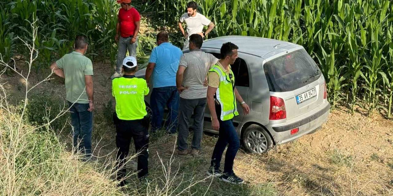 Konya’da Otomobil Şarampole Uçtu: 2 Yaralı