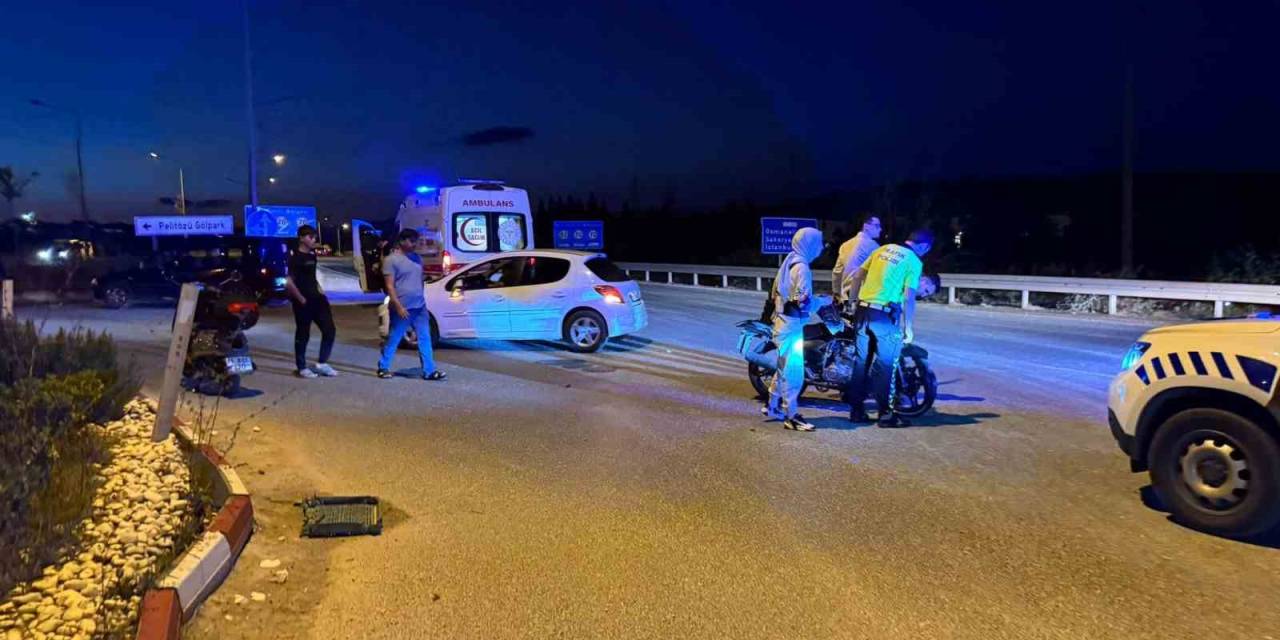 Bilecik’te Otomobile Çarpan Motosiklet Sürücüsü Yaralandı