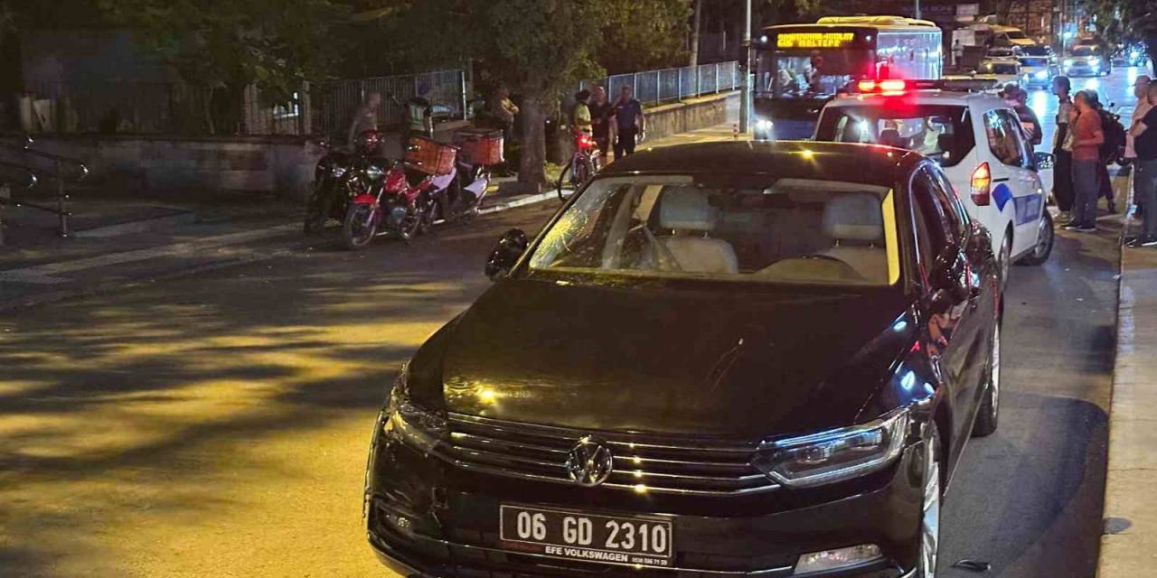 Ankara’da Resmi Plakalı Araç Motokurye İle Çarpıştı: 1 Yaralı