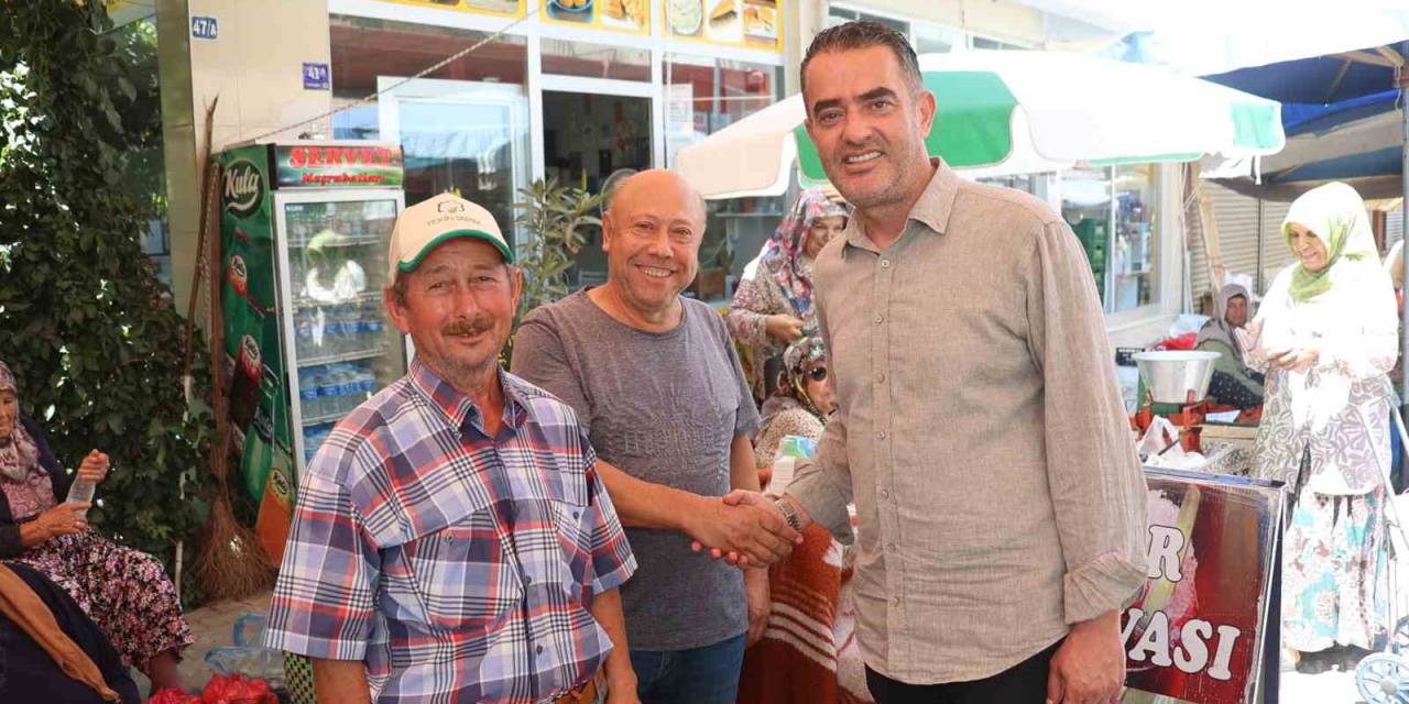 Başkan Arıcı İlçe Pazarında Vatandaşlarla Buluştu