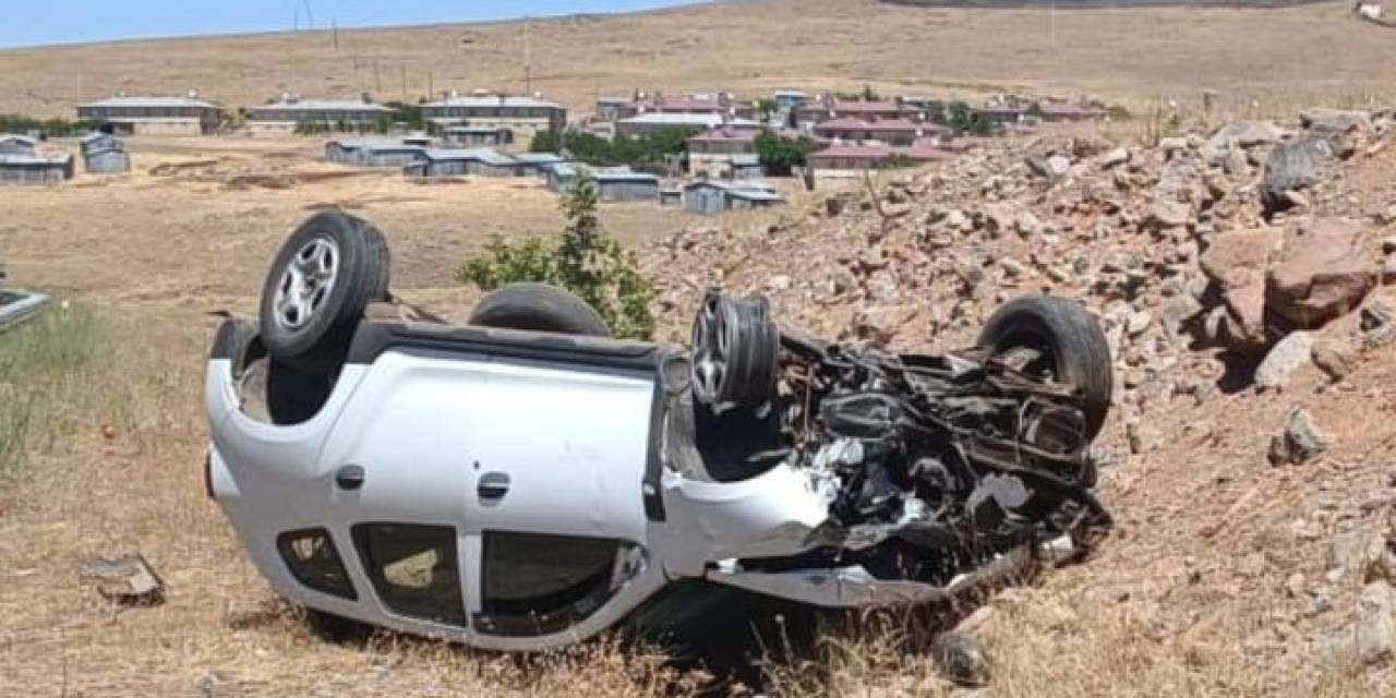 Elazığ’da Otomobil Takla Attı: 1 Yaralı