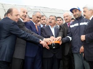 Tbmm Başkanı Yılmaz, 224 Sosyal Konutun Temel Atma Törenine Katıldı