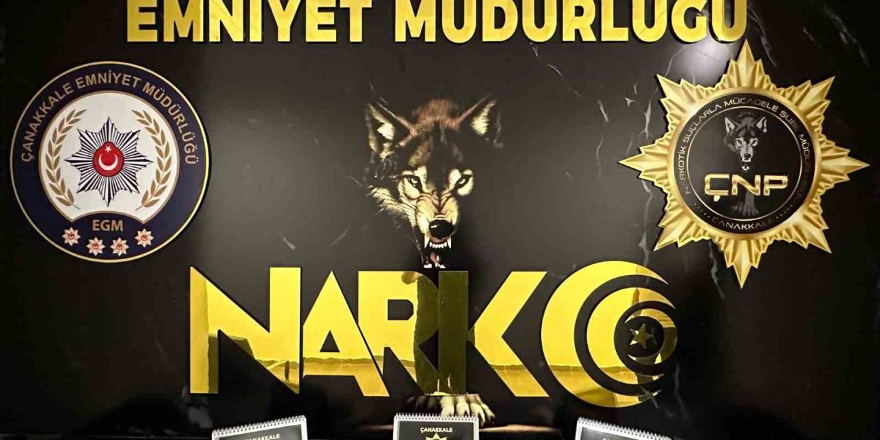 Çanakkale’de 7,5 Milyon Liralık Uyuşturucu Ele Geçirildi, 2 Şüpheli Tutuklandı