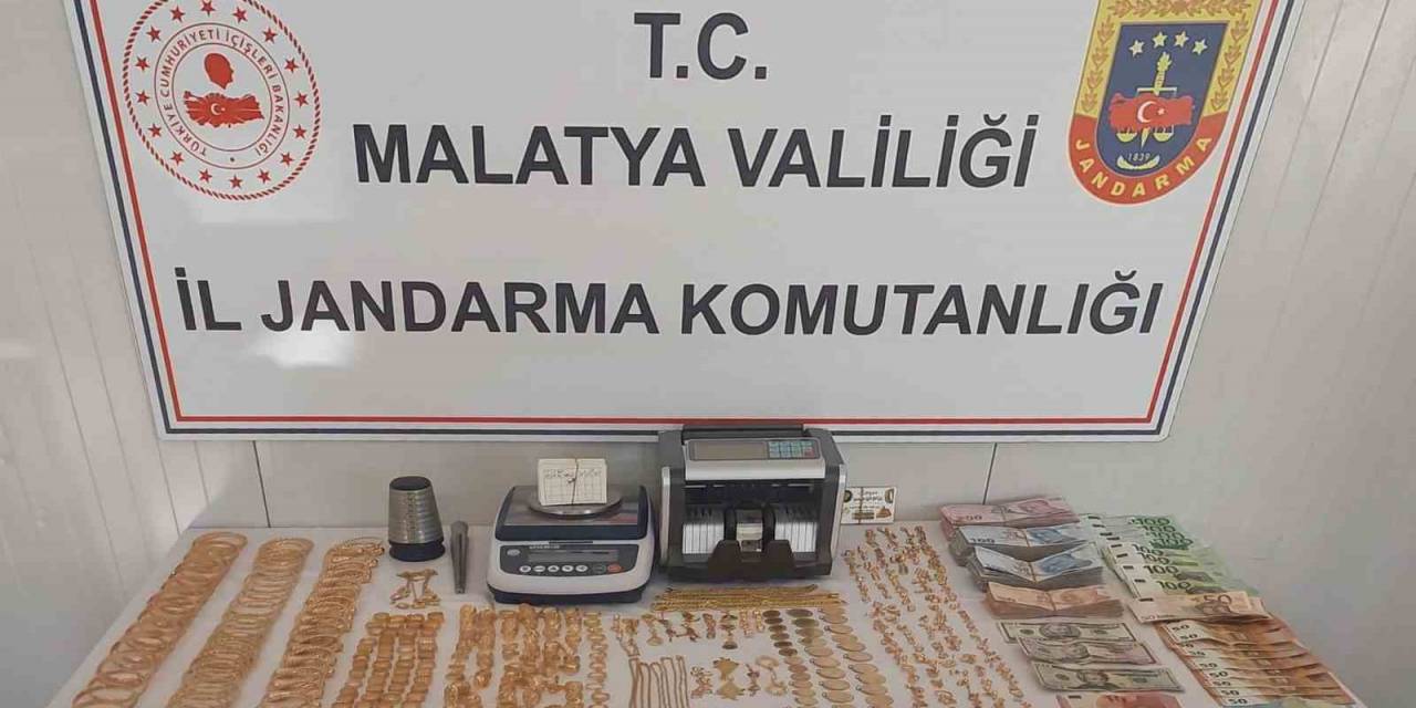 Jandarmadan Malatya’da 6 Milyonluk Kaçak Altın Operasyonu