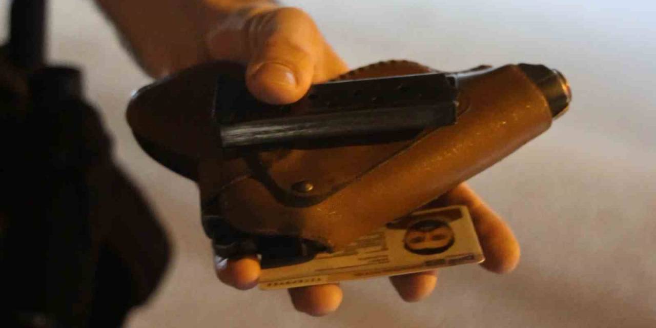 Kurusıkı Tabancayla Yakalanan Şahıs Gözaltına Alındı
