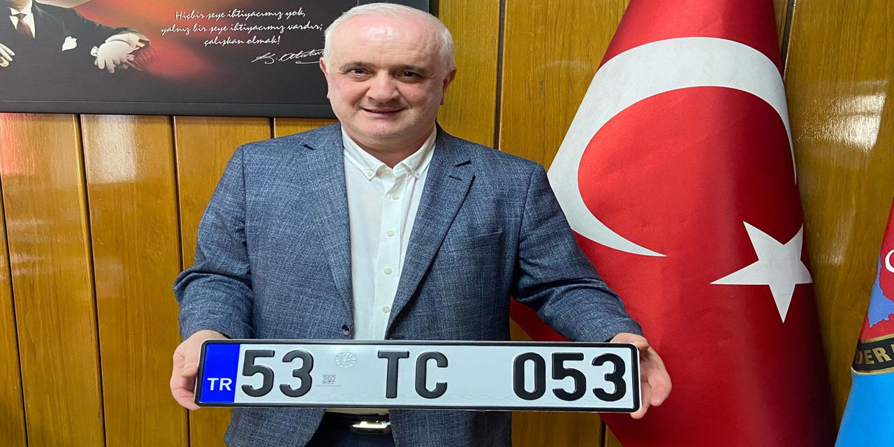 Rize'de 53'lü Plakalarda TC, TR, GS, FB, BJK Dönemi Başladı