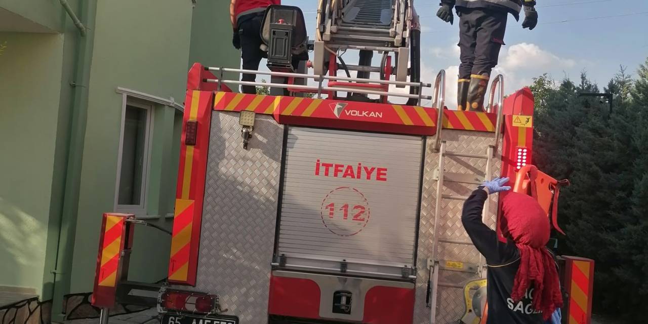 Çatıda Boya Yaparken Elektrik Akımına Kapıldı