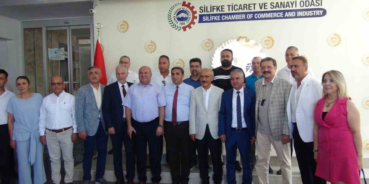 Hisarcıklıoğlu Ve Elvan, Silifke’de İş Adamları İle Bir Araya Geldi