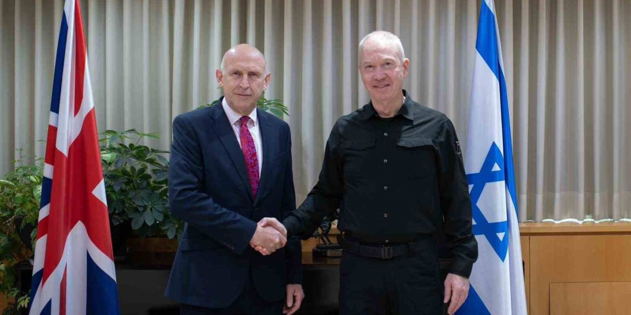 İsrail Savunma Bakanı Gallant İngiliz Mevkidaşı Healey İle Görüştü