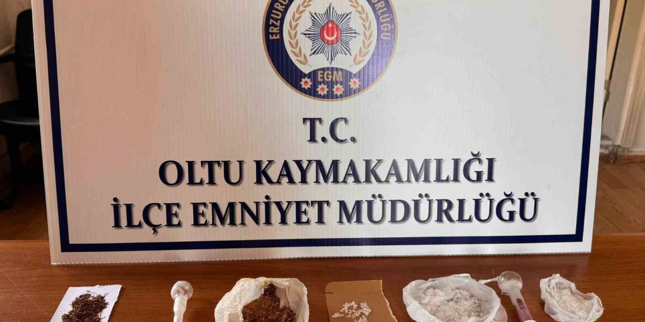Oltu’da Uyuşturucu Operasyonu
