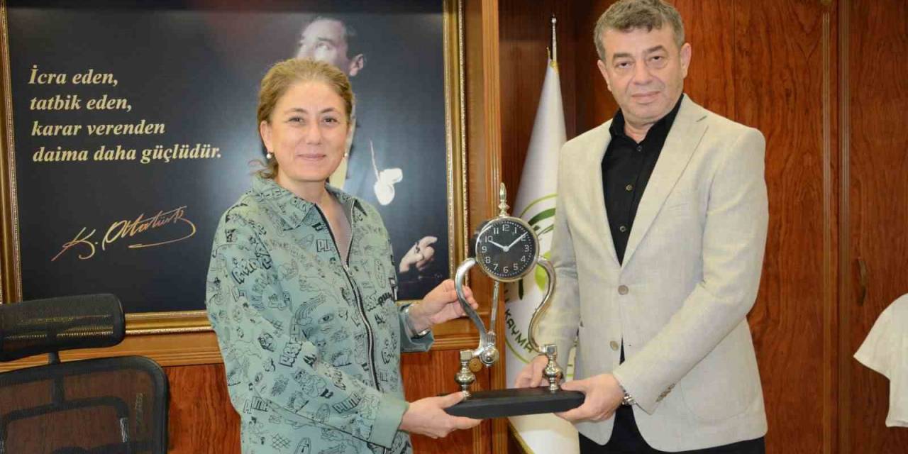 Başkan Künkcü Ve Oda Başkanlarından Nazilli’nin Yeni Kaymakamı Kan’la Bir Araya Geldi