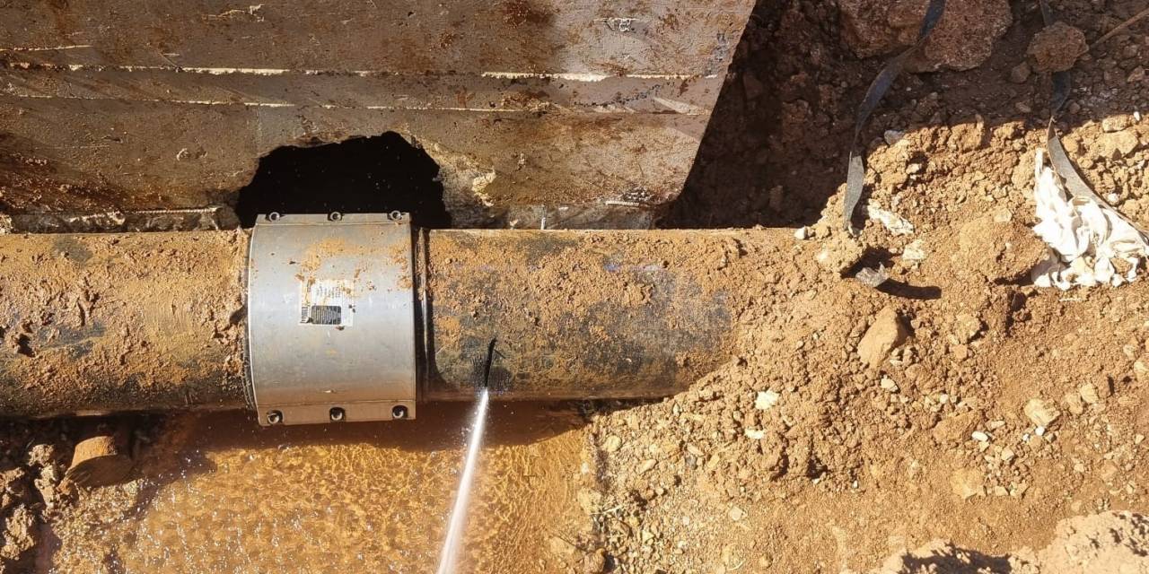 Tut İlçe İçme Suyu Hattına Saldırı