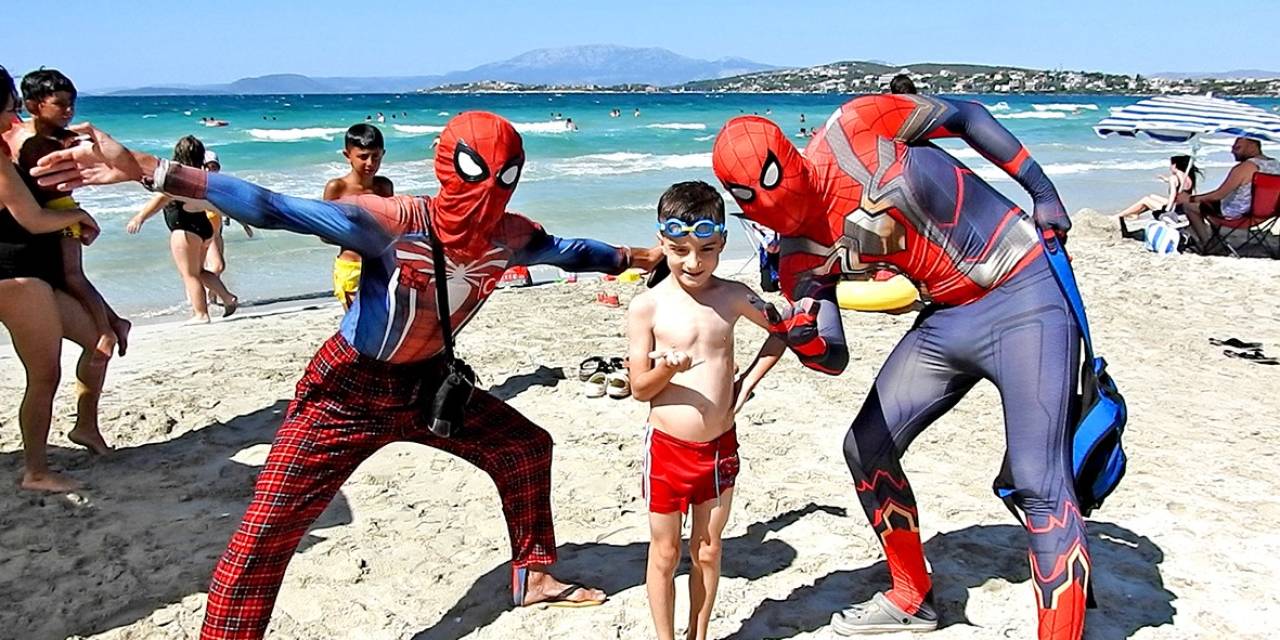 Örümcek Adamlar Ilıca Plajı’nda