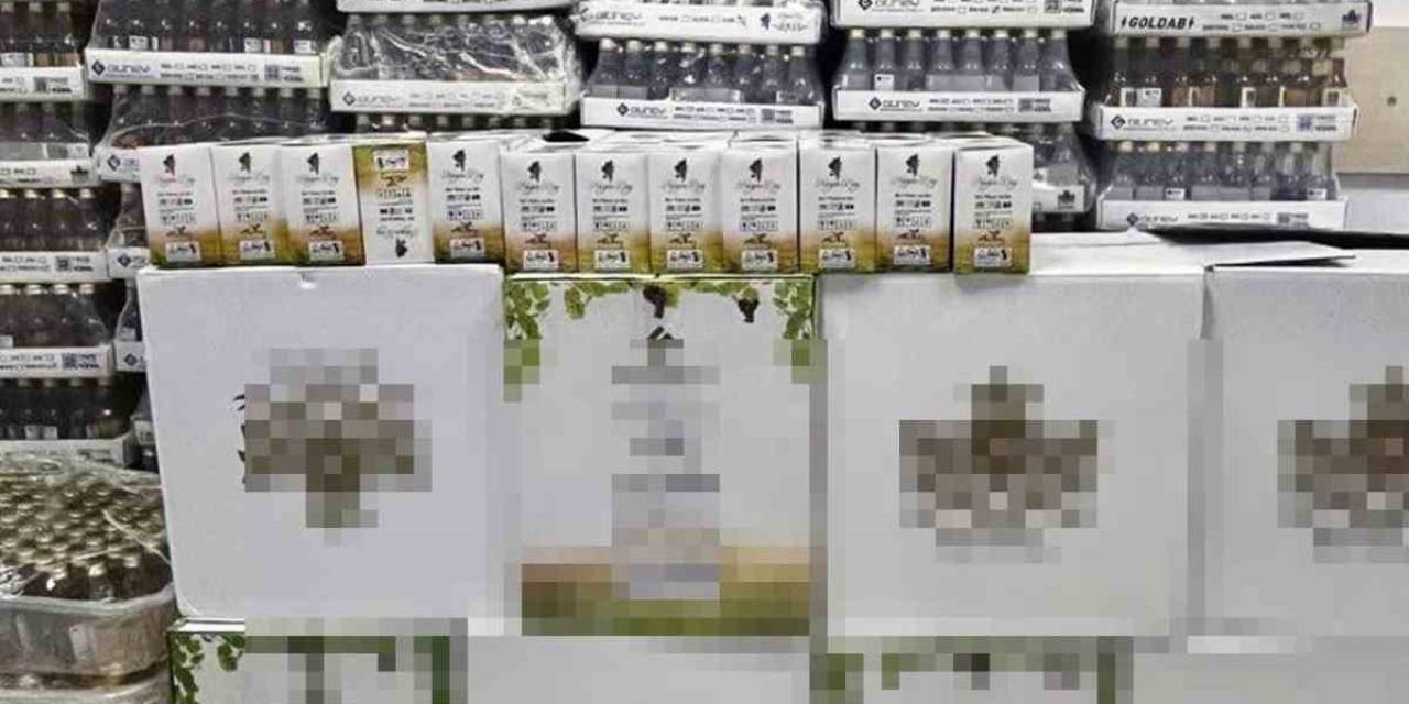 Ölüdeniz’de Binlerce Şişe Kaçak Alkol Yakalandı