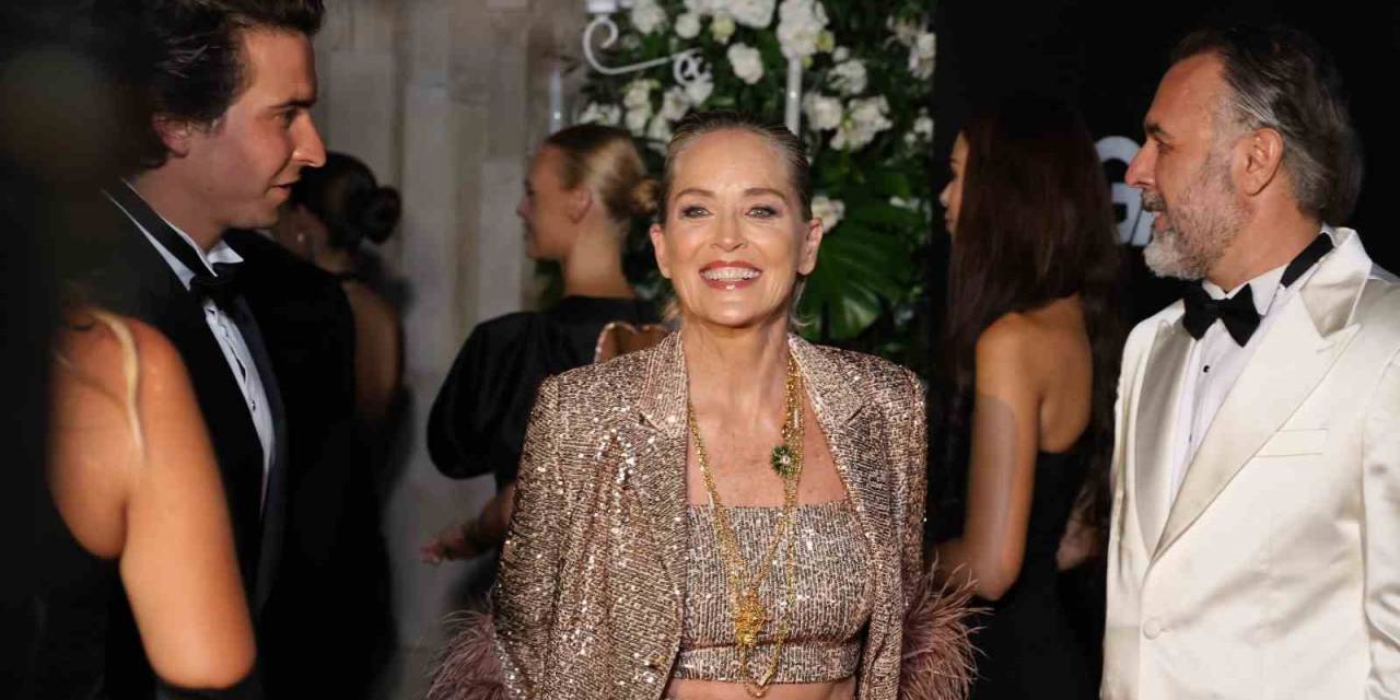 Dünyaca Ünlü Yıldız Sharon Stone Ödülünü Aldı