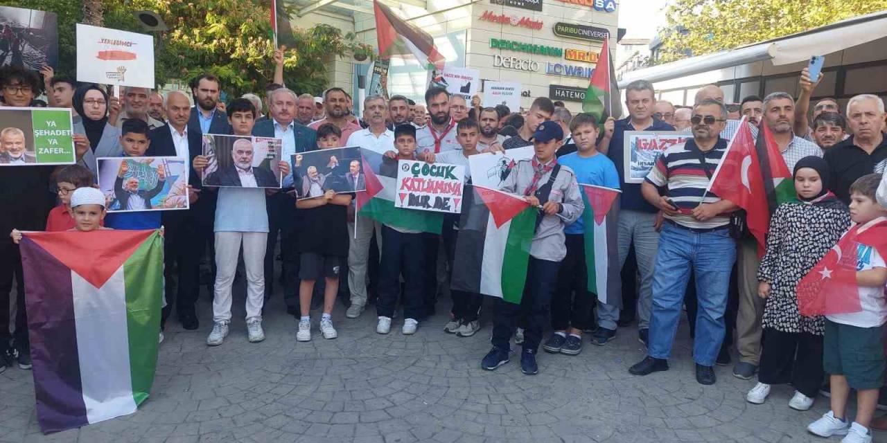 Tekirdağ’da Haniye Ve Gazze Halkı İçin Yürüyüş Düzenlendi