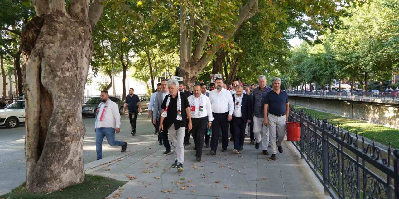Kastamonu’da Filistin’e Destek Yürüyüşü Gerçekleştirildi